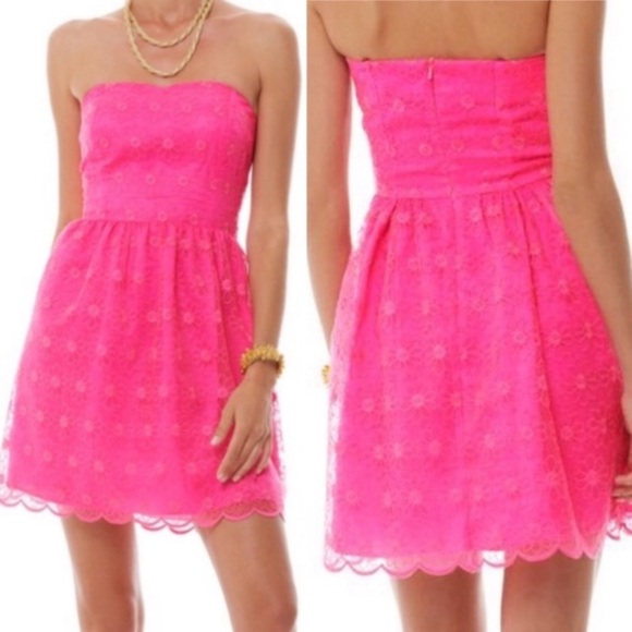 Lilly Pulitzer Dresses & Skirts - Lilly Pulitzer Payton Dress in Pop Pink